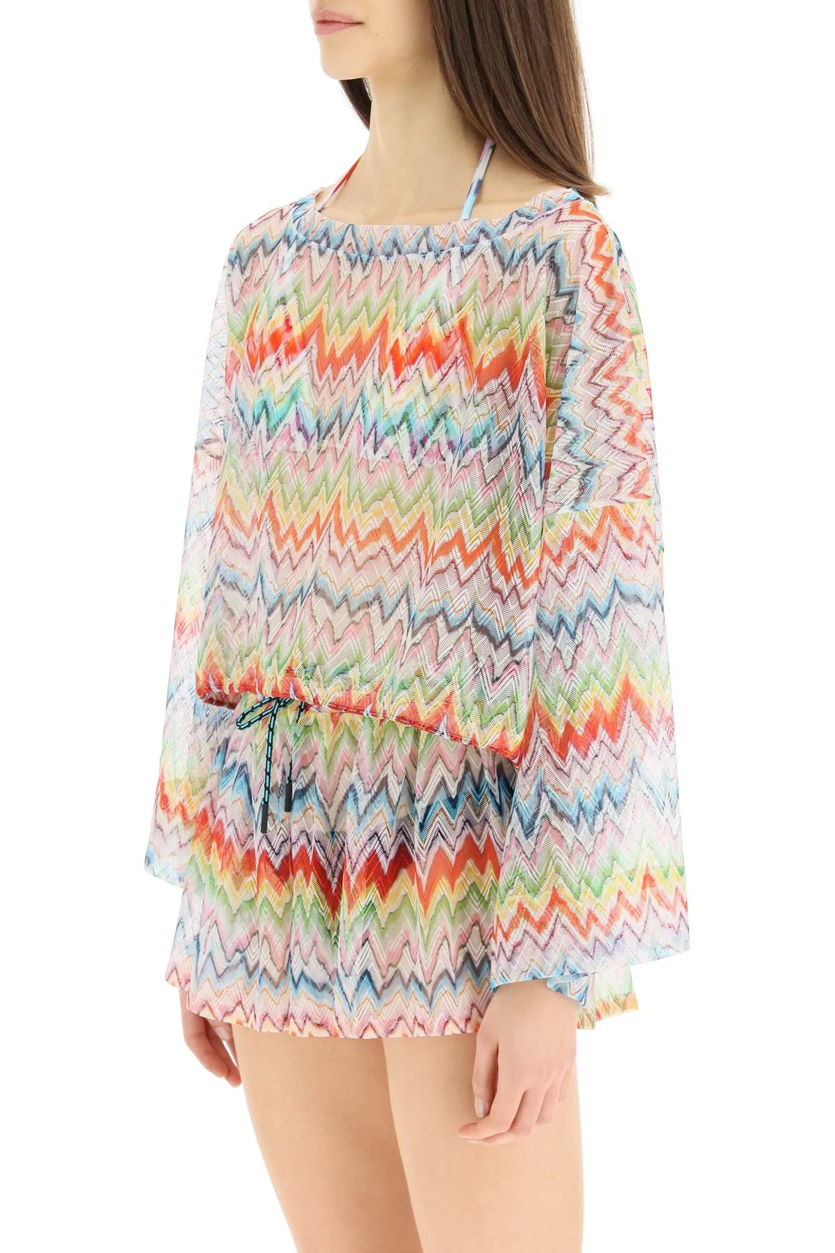 Missoni Zigzag Patterned Cropped Top