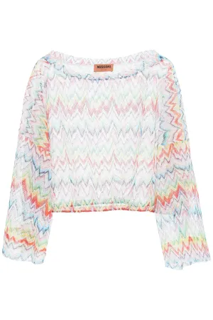Missoni Zigzag Patterned Cropped Top