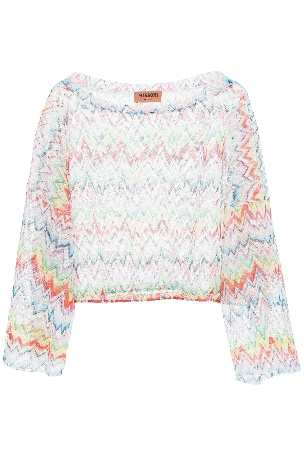 Missoni Zigzag Patterned Cropped Top