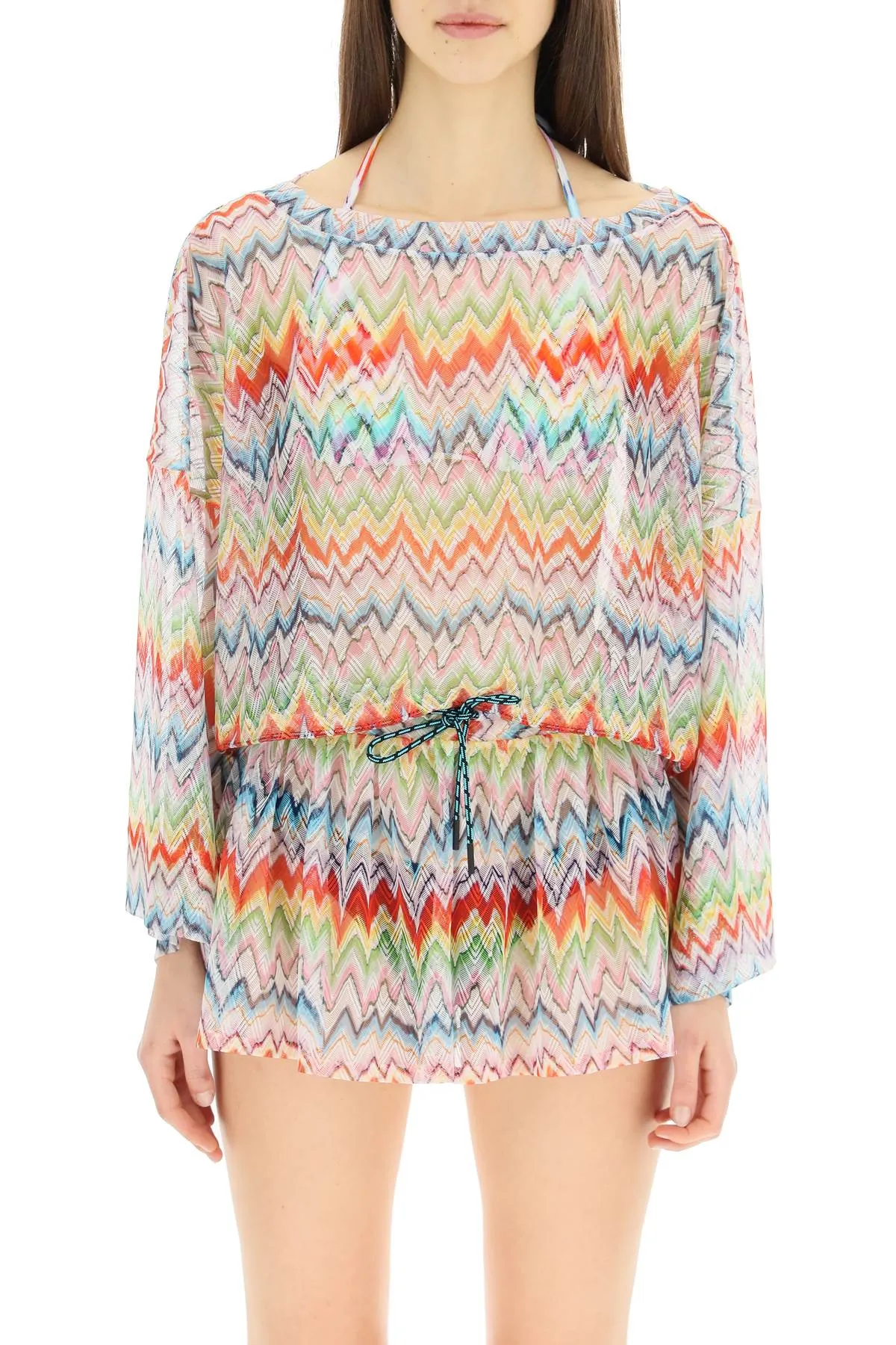 Missoni Zigzag Patterned Cropped Top