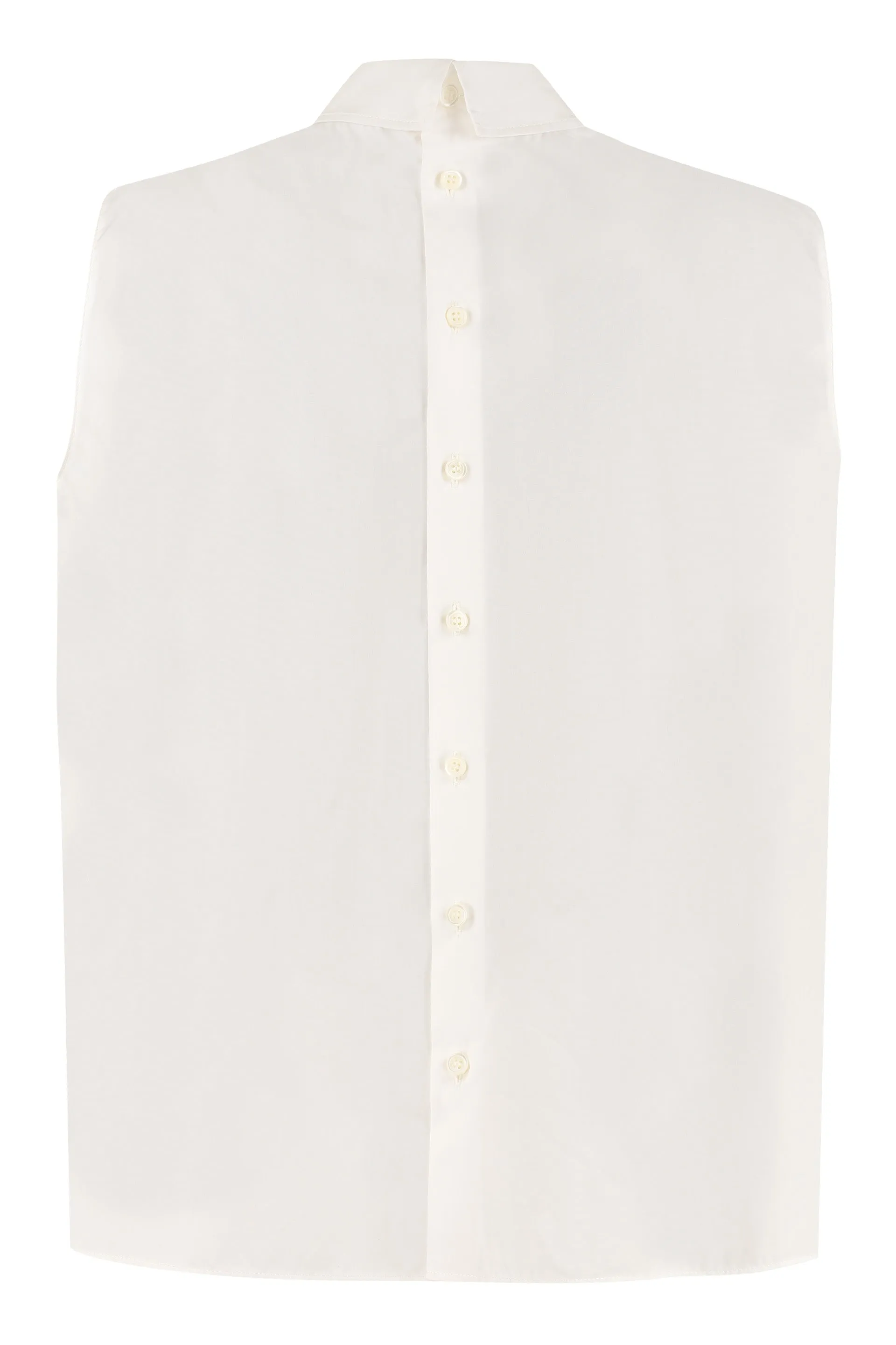 Miu Miu Floral Print Sleeveless Shirt