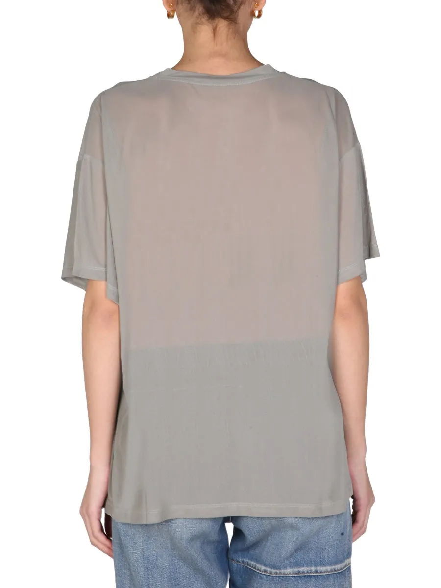 MM6 Maison Margiela Logo Detailed T-Shirt