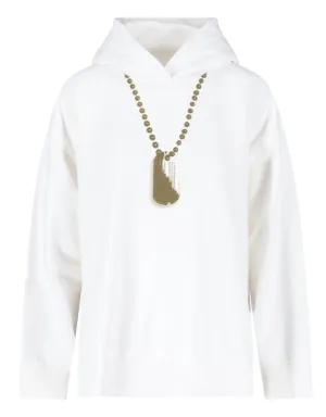 MM6 Maison Margiela Motif Detailed Hoodie