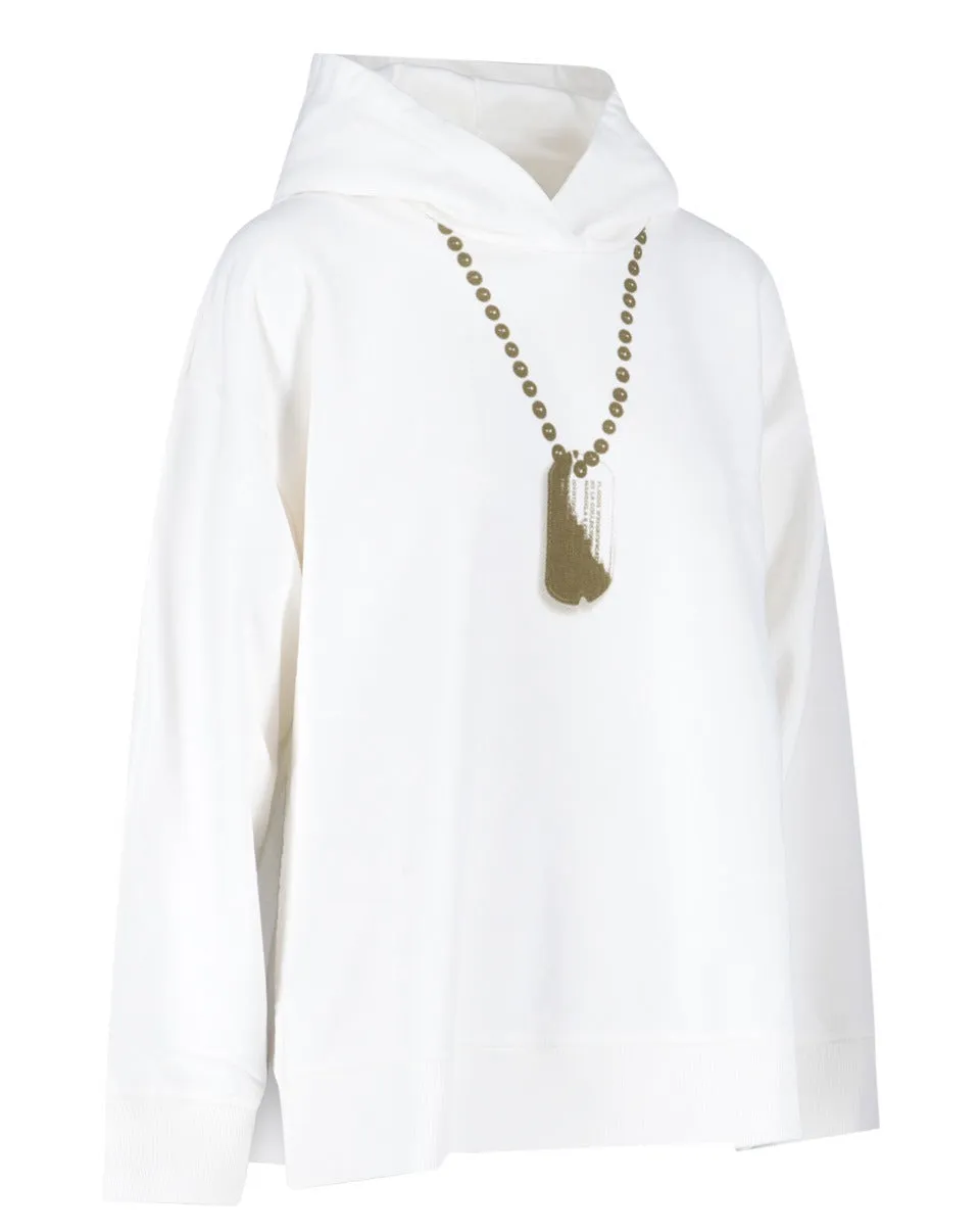 MM6 Maison Margiela Motif Detailed Hoodie