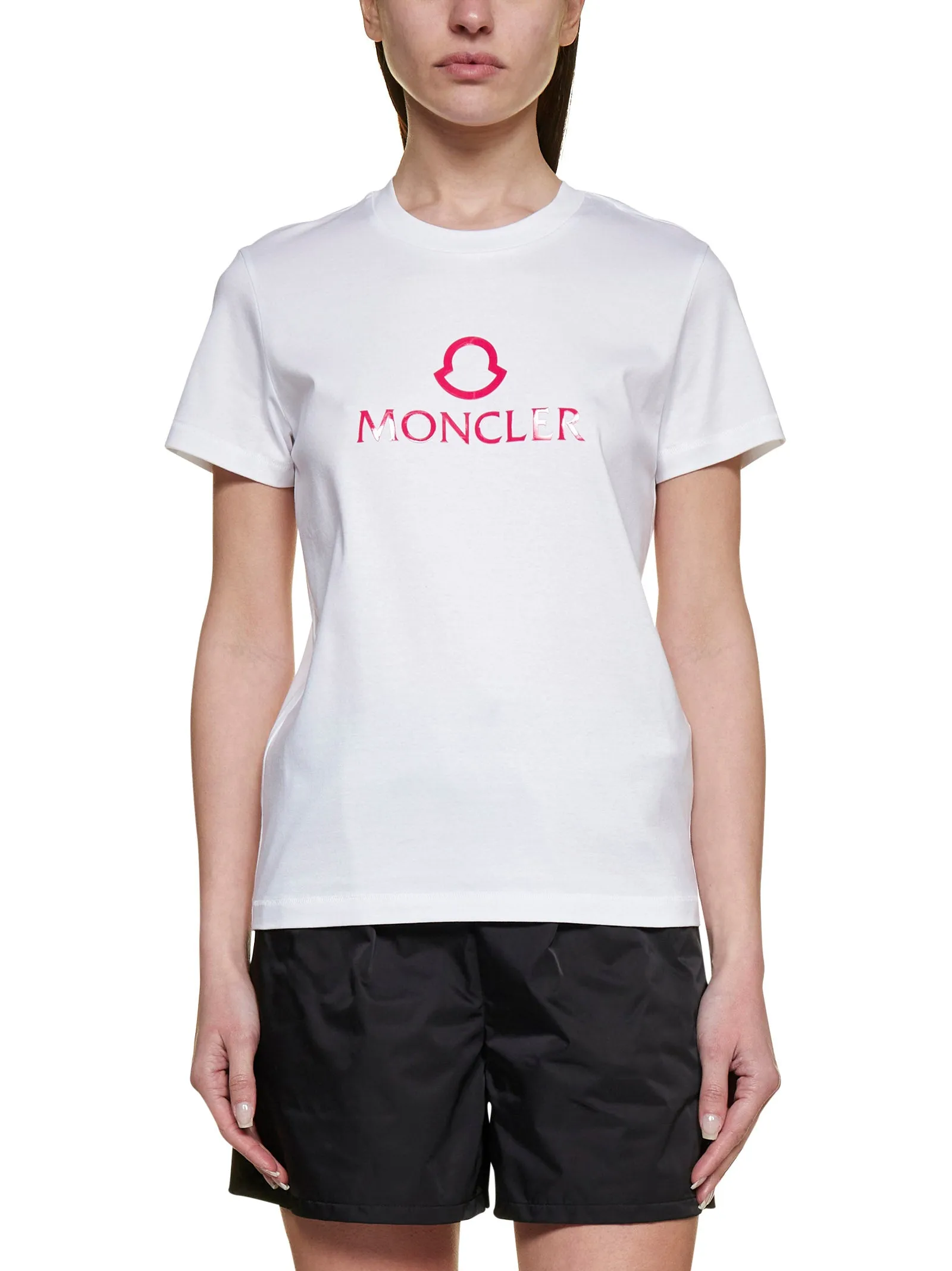 Moncler Logo Printed Crewneck T-Shirt