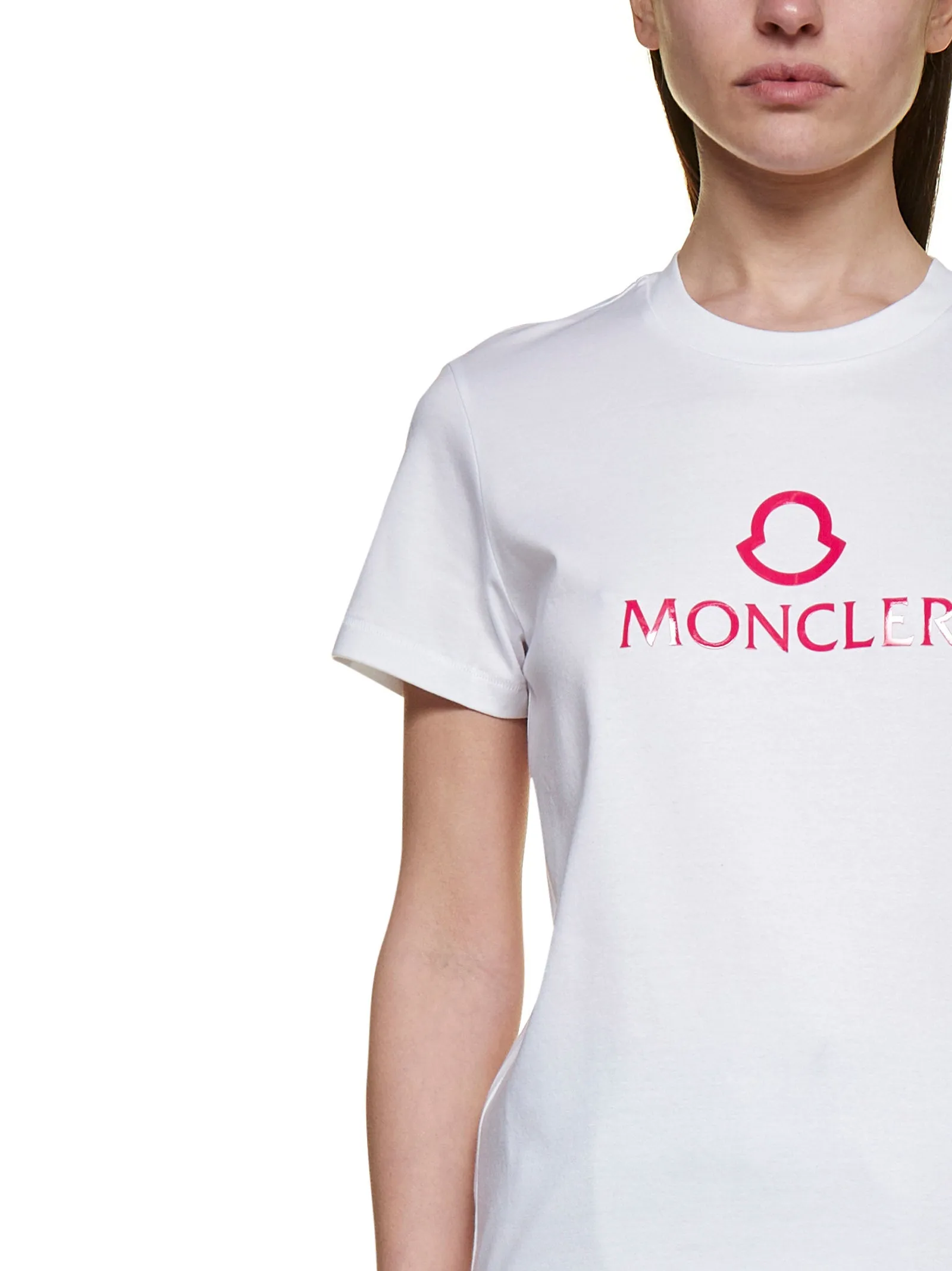 Moncler Logo Printed Crewneck T-Shirt