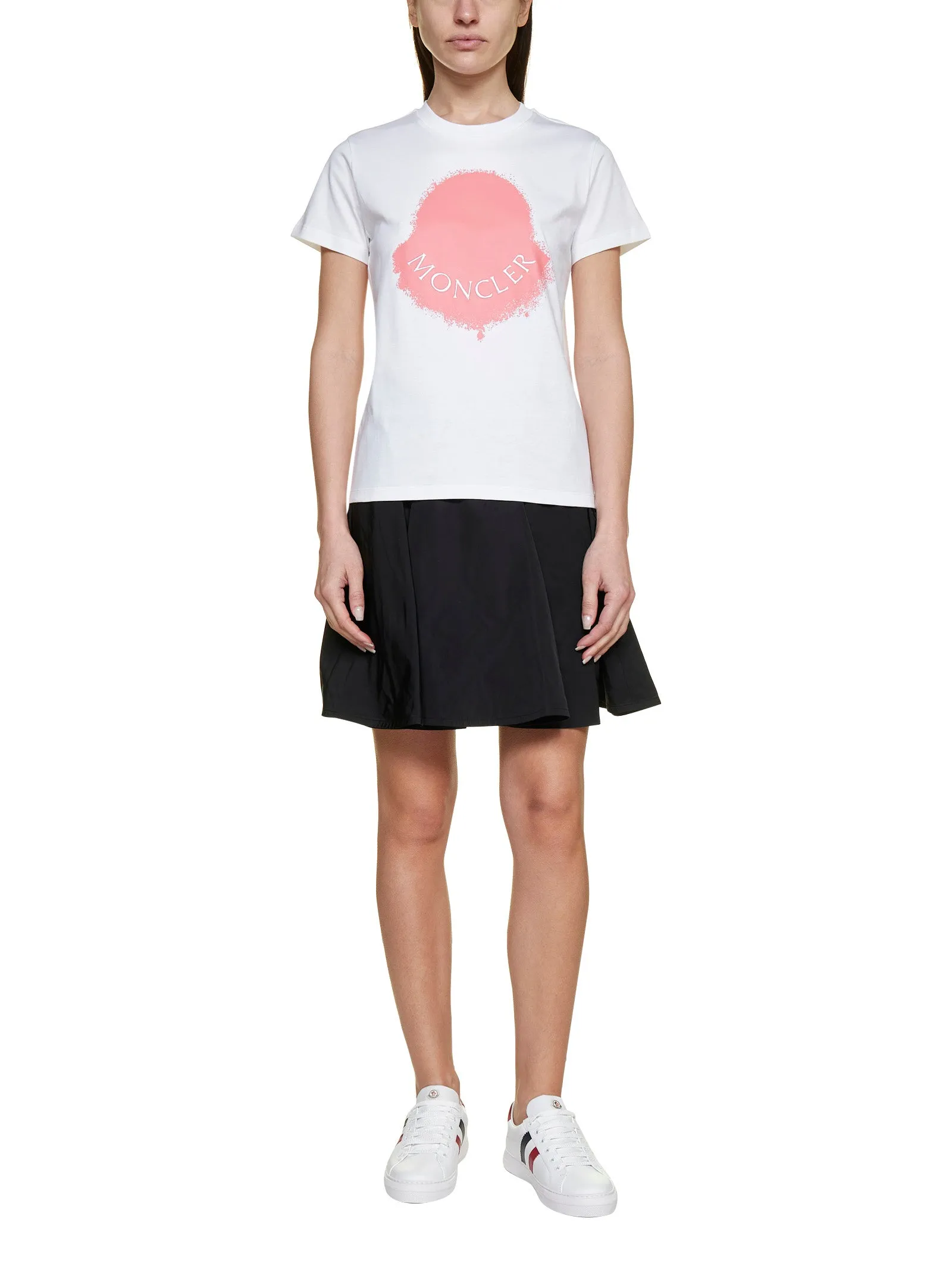 Moncler Logo Printed Crewneck T-Shirt
