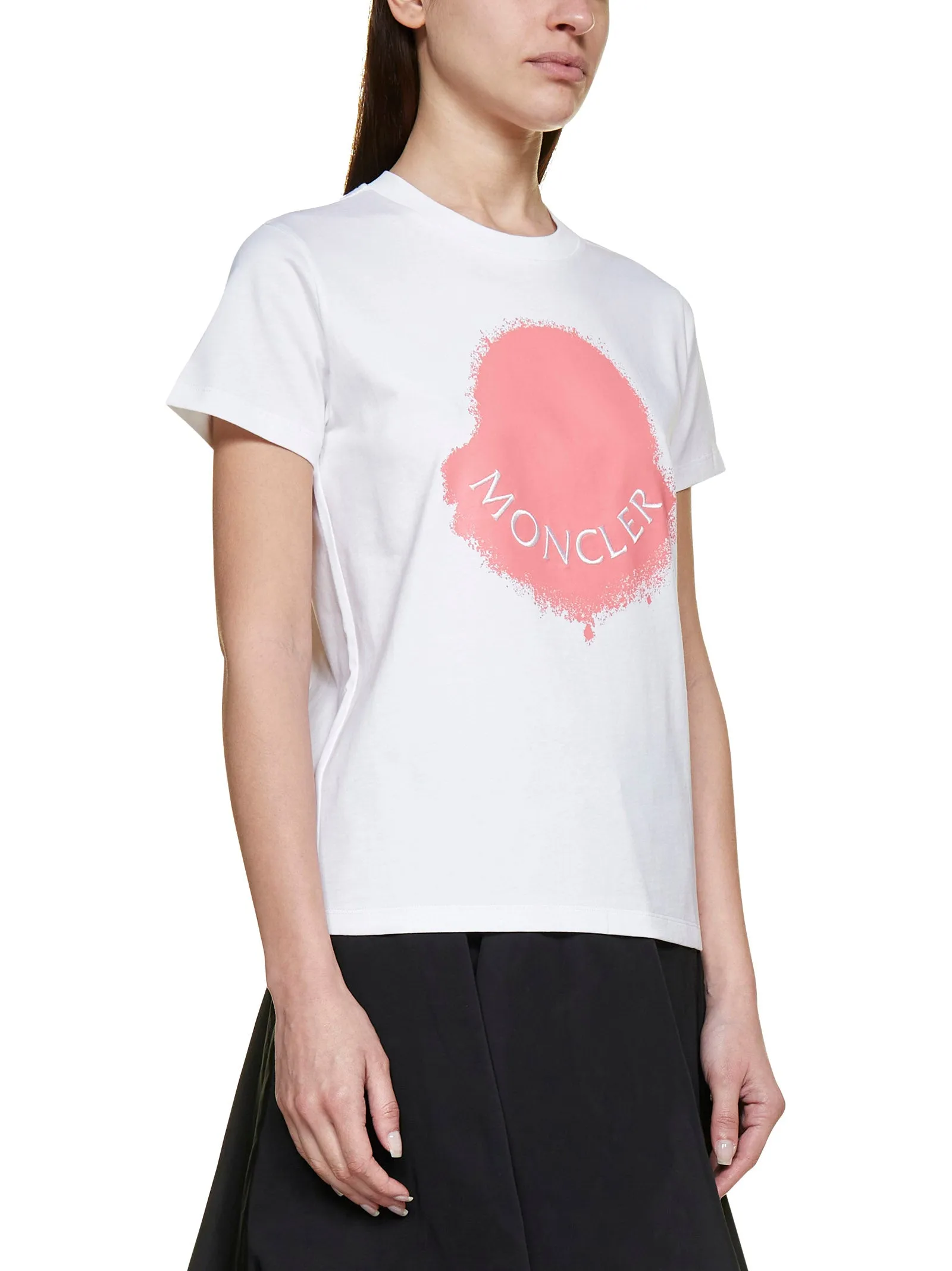 Moncler Logo Printed Crewneck T-Shirt