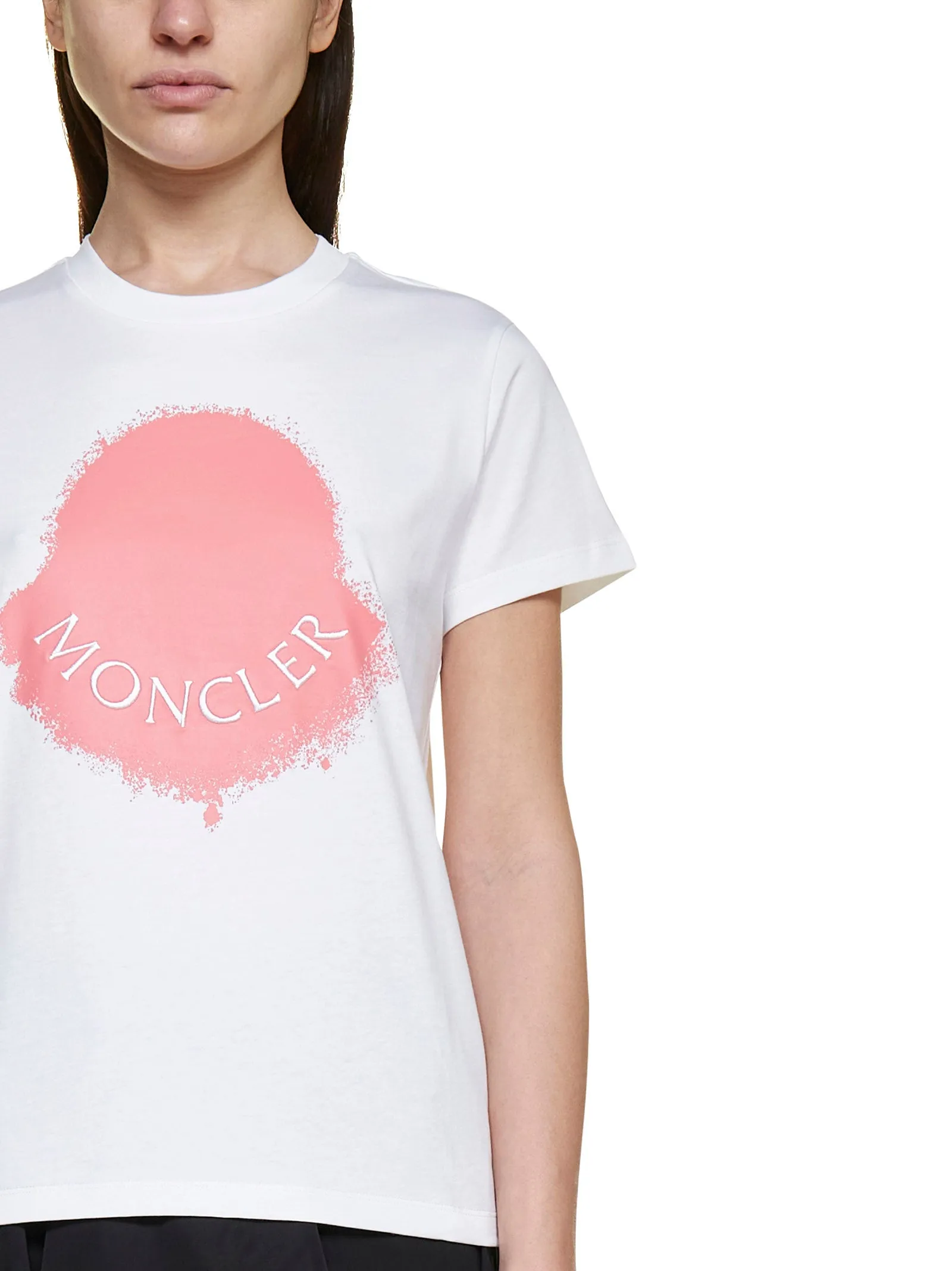 Moncler Logo Printed Crewneck T-Shirt