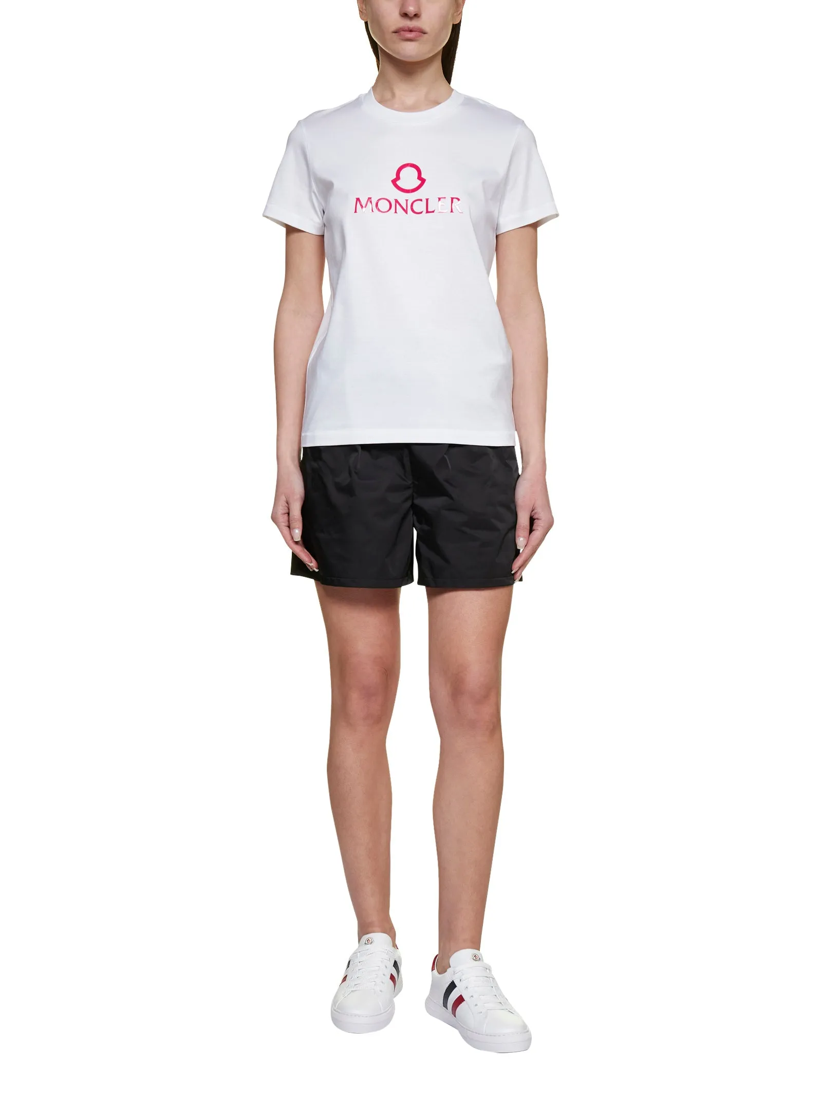 Moncler Logo Printed Crewneck T-Shirt