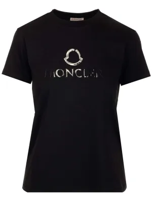 Moncler Logo Printed Crewneck T-Shirt