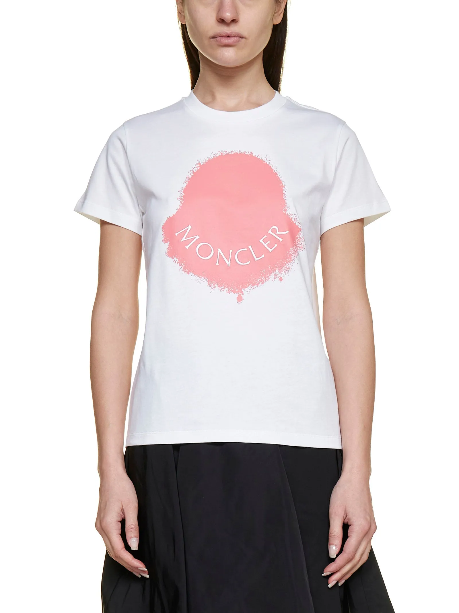 Moncler Logo Printed Crewneck T-Shirt