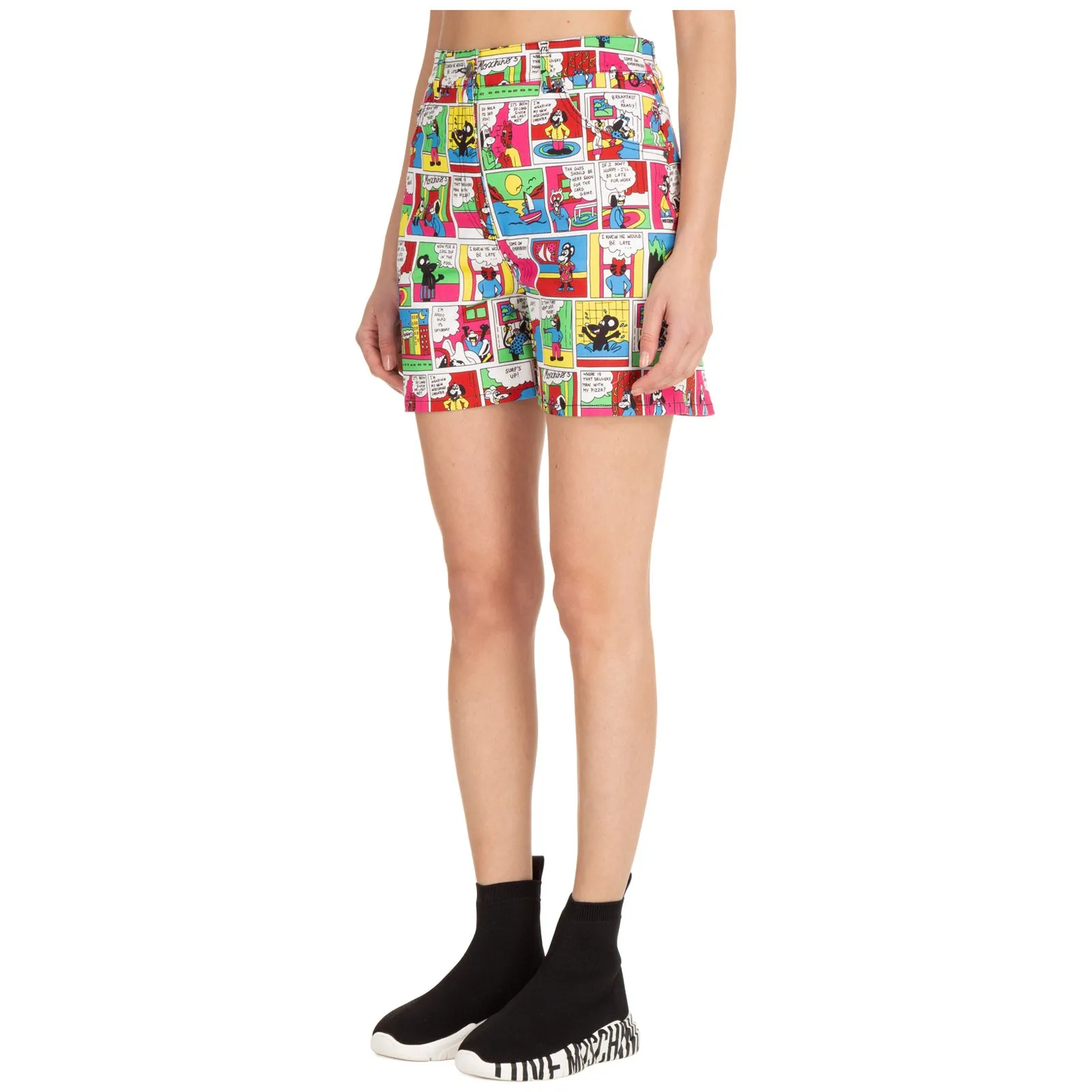 Moschino Comic Printed Shorts