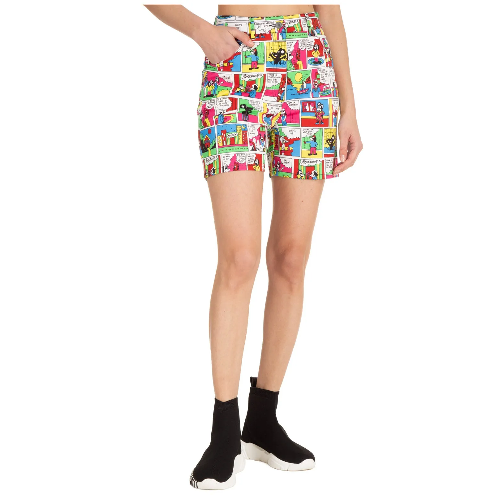 Moschino Comic Printed Shorts