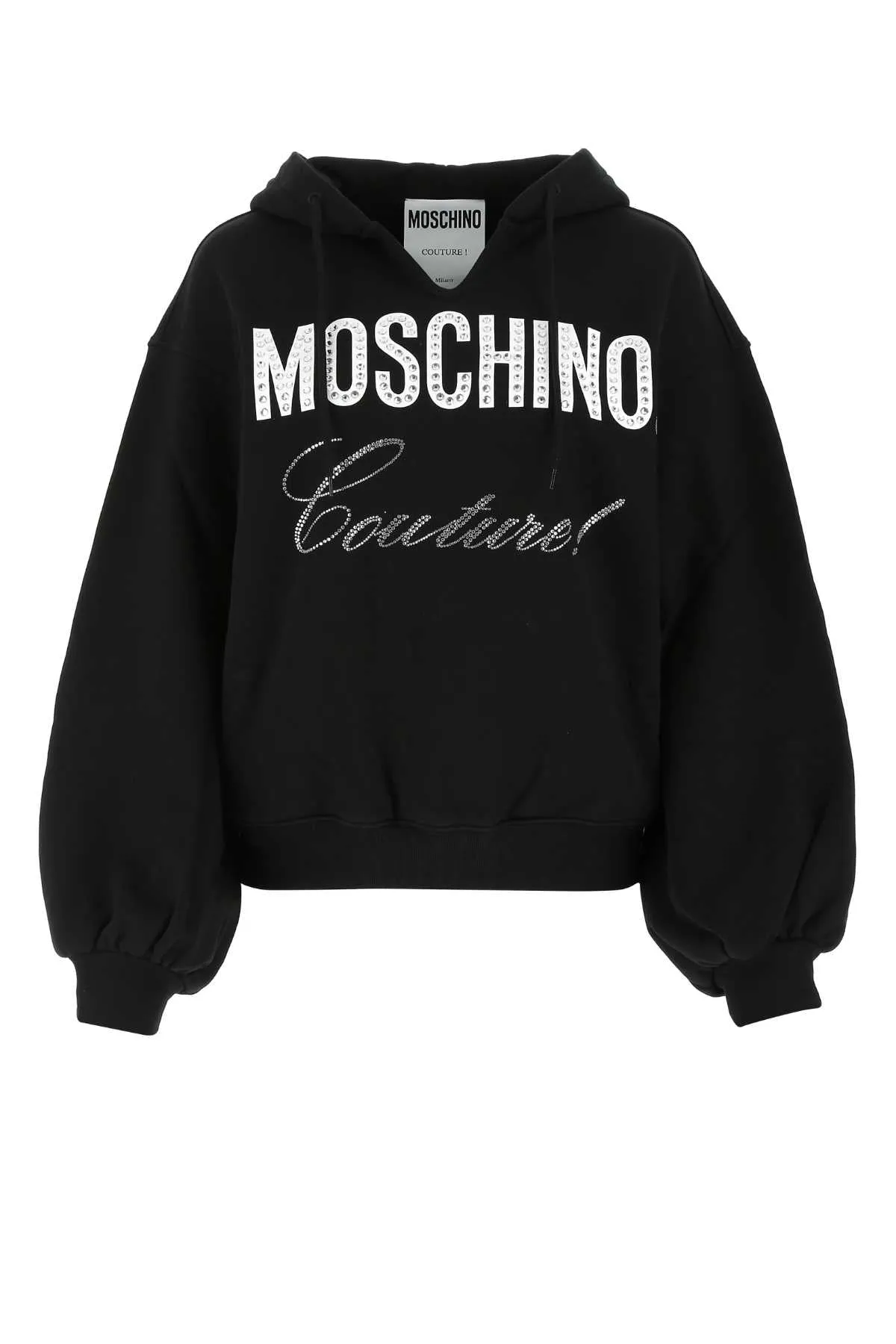 Moschino Couture Logo Embellished Oversized Hoodie