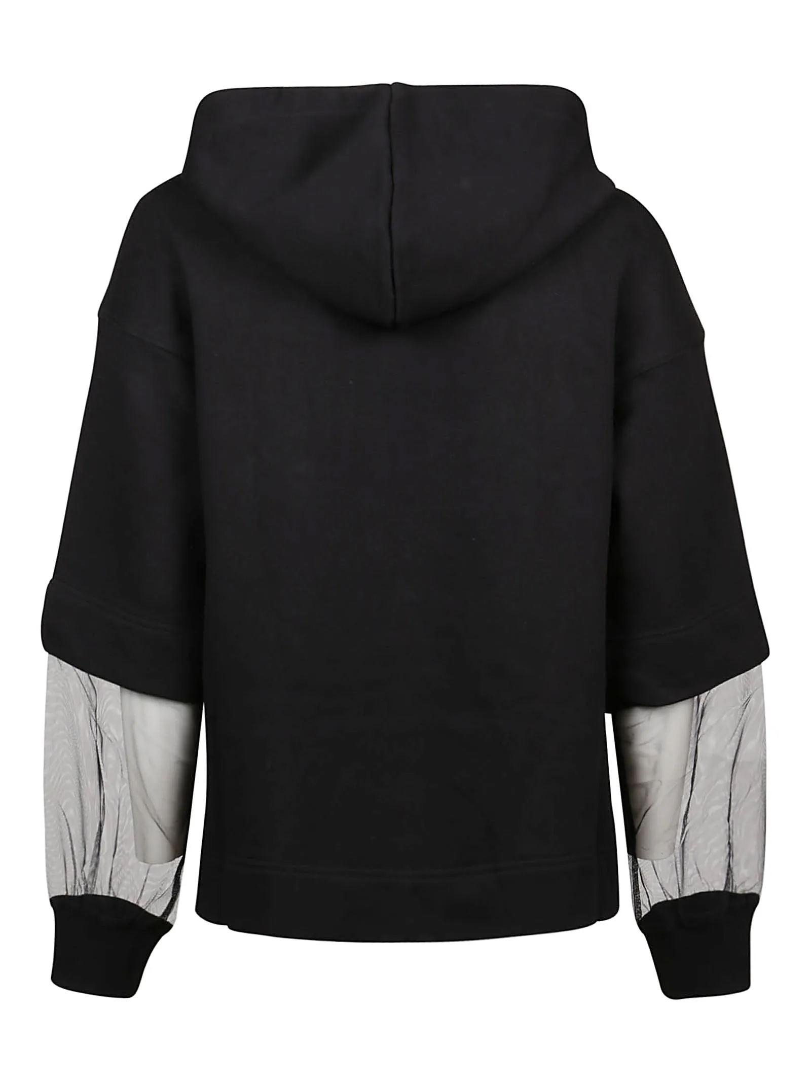 Moschino Couture Logo Print Drawstring Hoodie