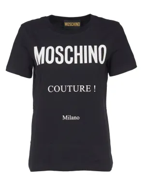 Moschino Couture Printed Crewneck T-Shirt