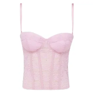 Moschino Floral Lace Sleeveless Top