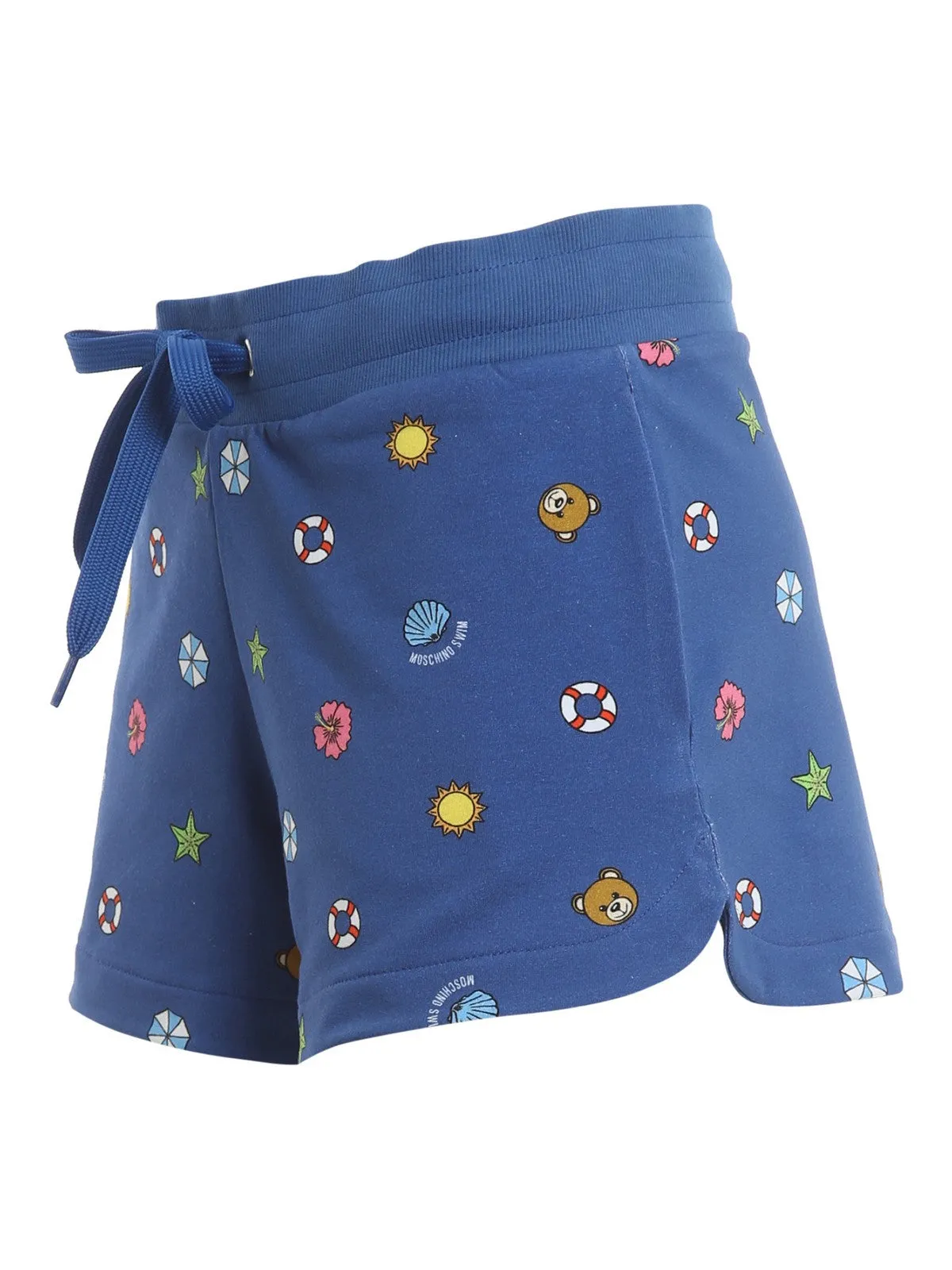 Moschino Graphic-Print Drawstring Shorts
