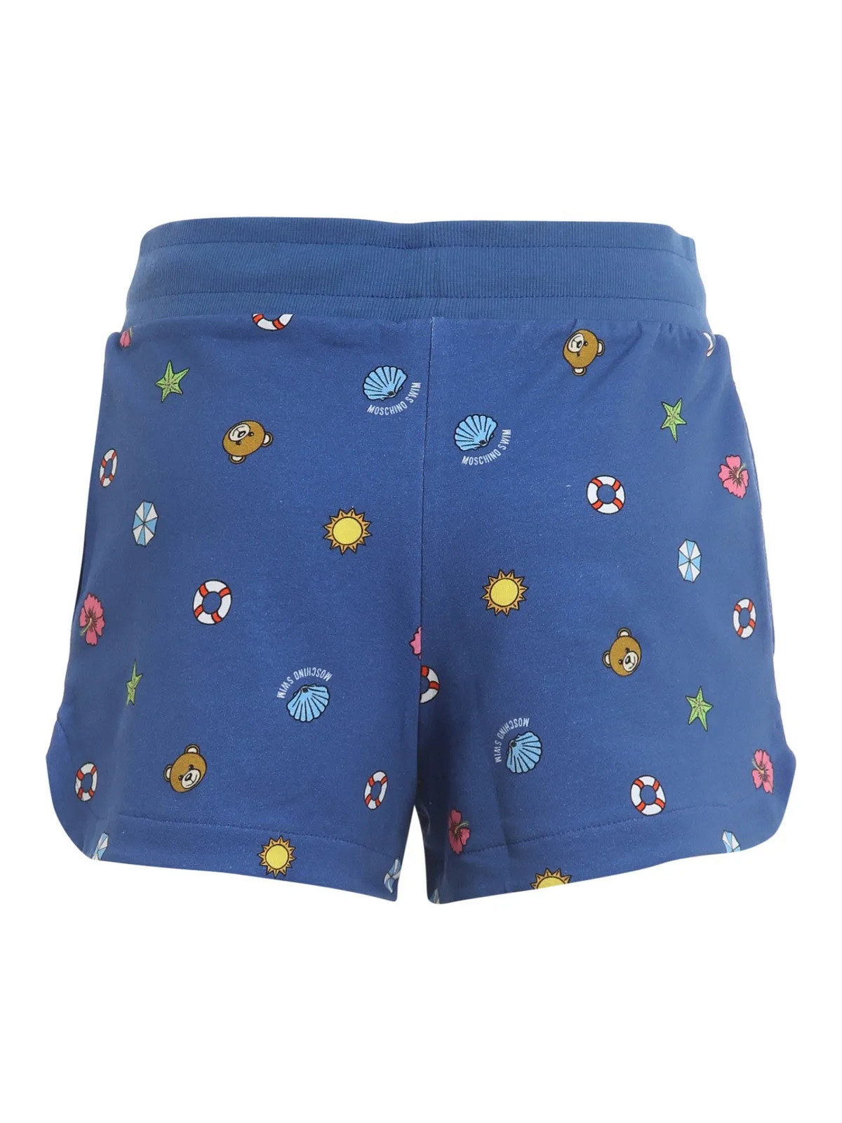 Moschino Graphic-Print Drawstring Shorts