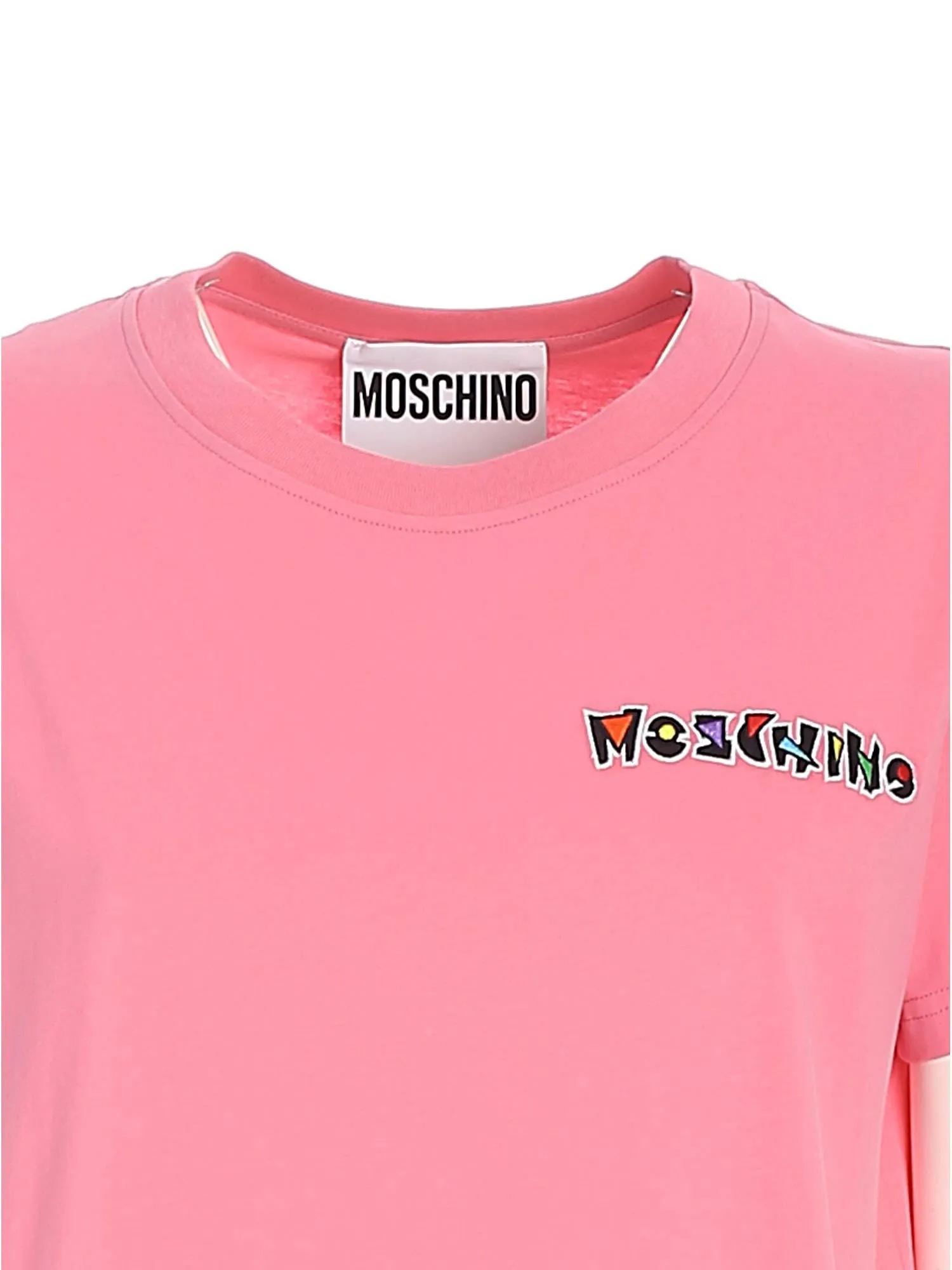 Moschino Logo Patch Crewneck T-Shirt