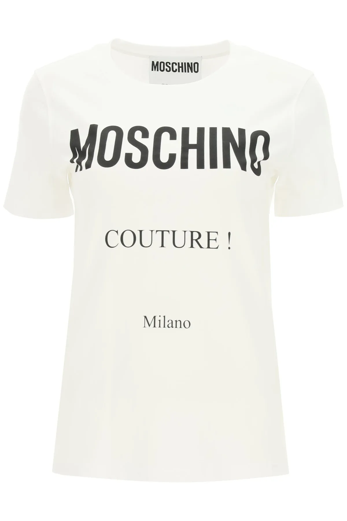 Moschino Logo Printed Crewneck T-Shirt