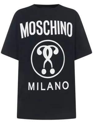 Moschino Logo Printed Crewneck T-Shirt