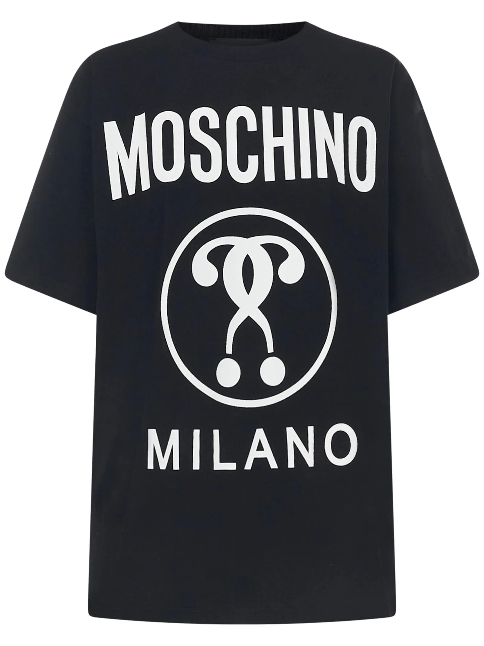 Moschino Logo Printed Crewneck T-Shirt