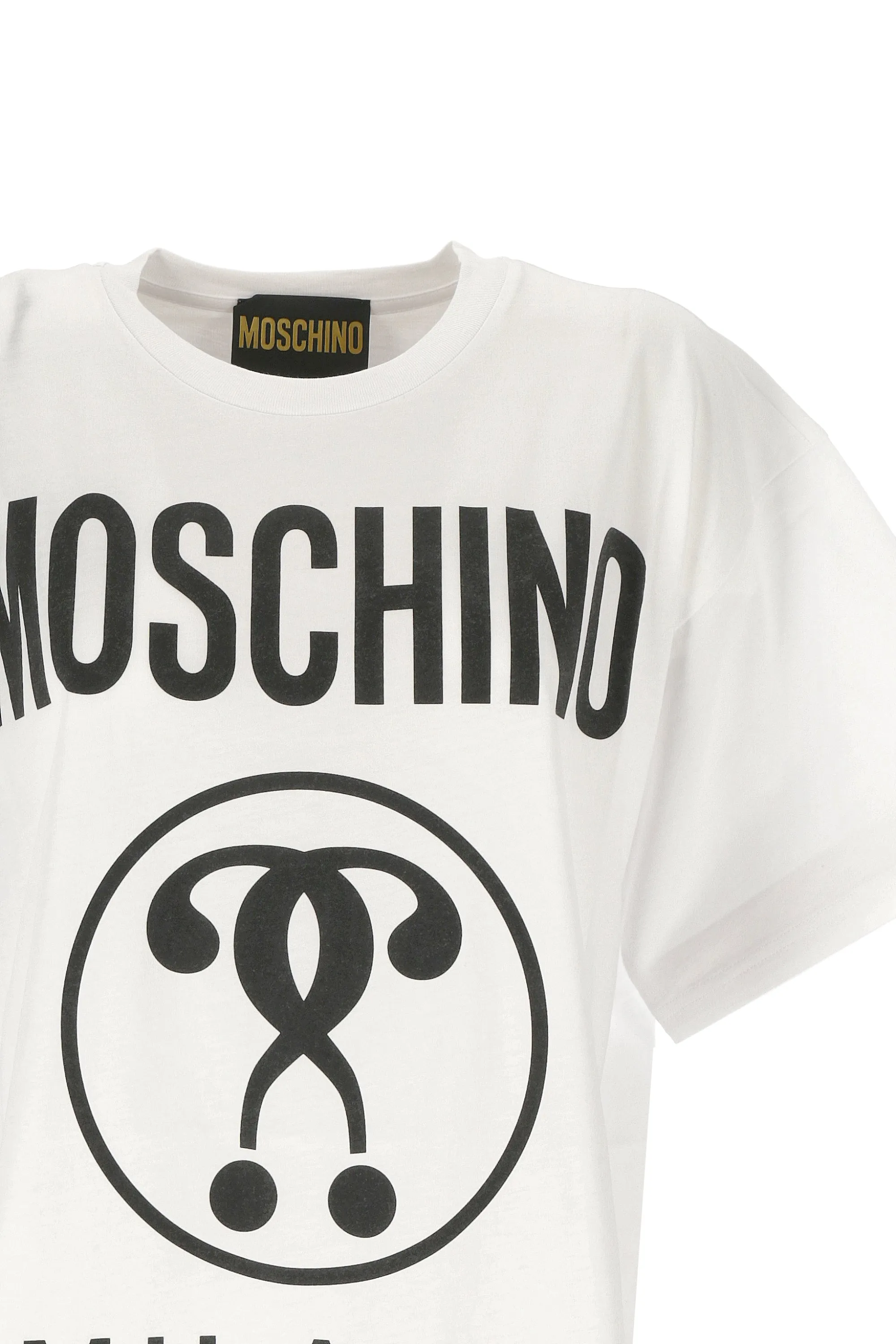 Moschino Logo Printed Crewneck T-Shirt