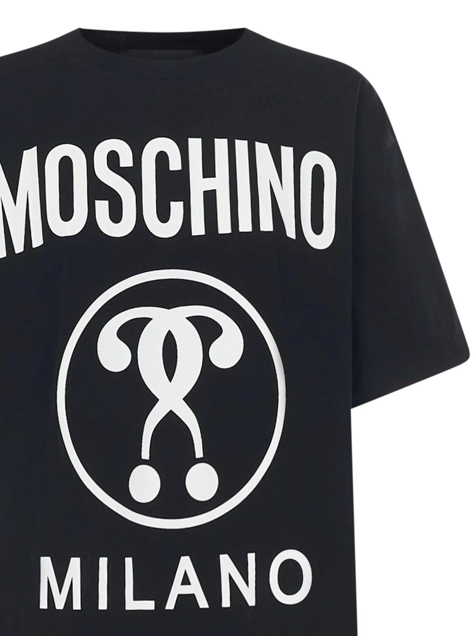 Moschino Logo Printed Crewneck T-Shirt