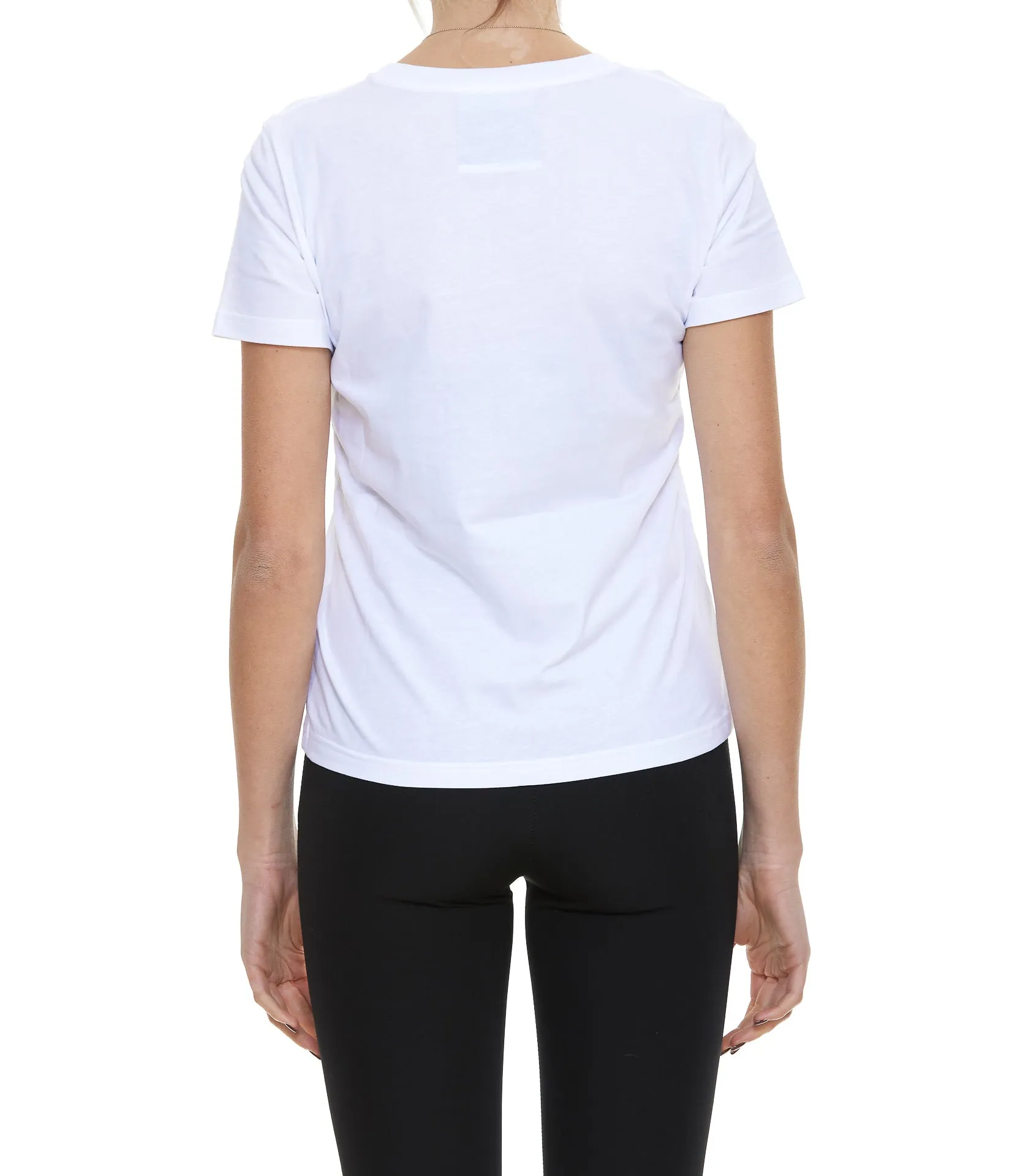 Moschino Logo Printed Crewneck T-Shirt