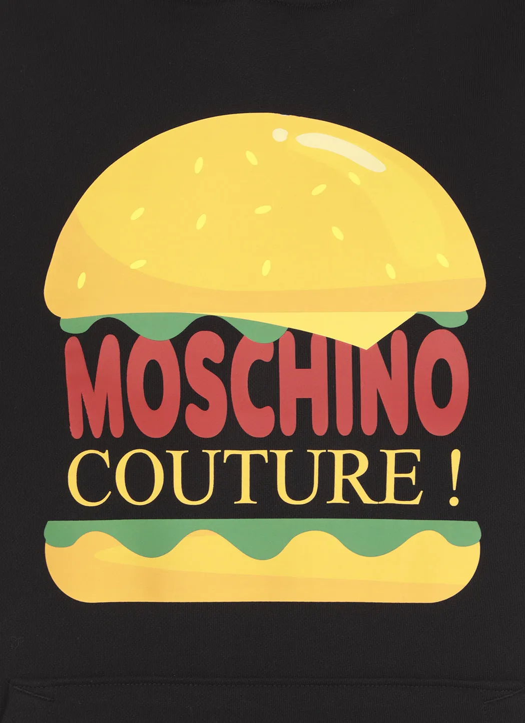 Moschino Logo Printed Drawstring Hoodie