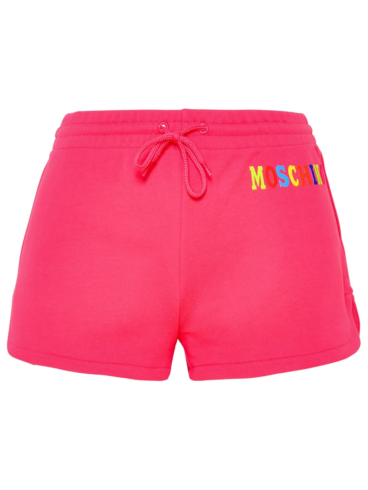 Moschino Logo Printed Drawstring Shorts