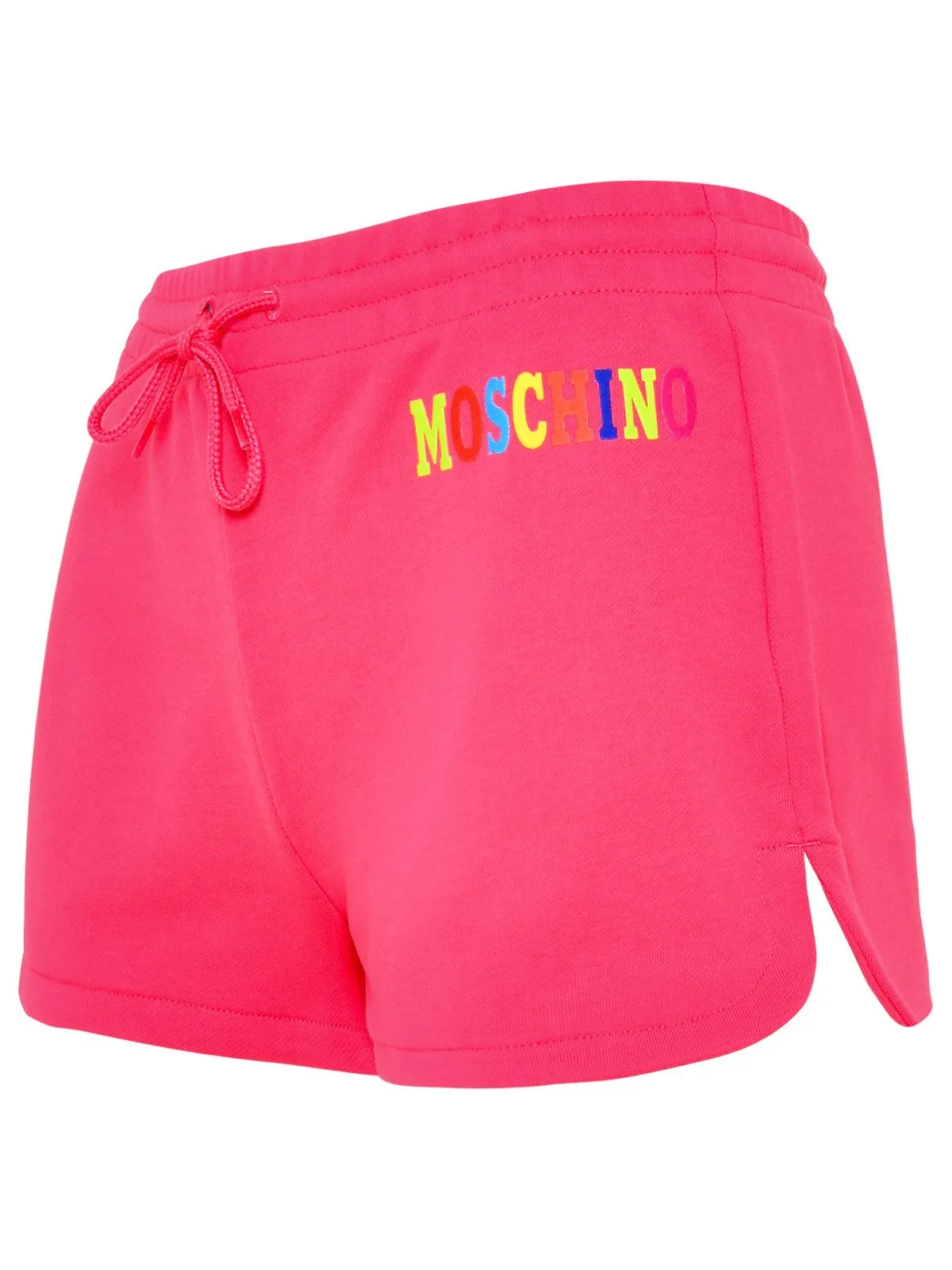 Moschino Logo Printed Drawstring Shorts