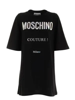 Moschino Logo Printed T-Shirt Dress