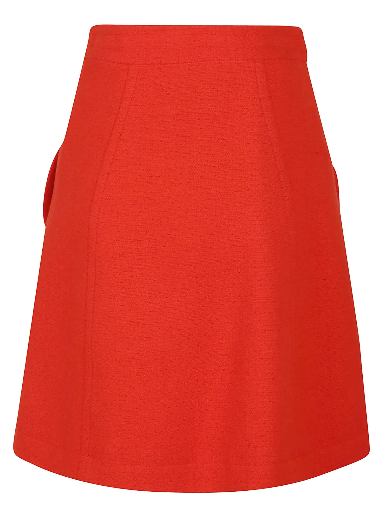 Moschino Macro Button Detailed Skirt