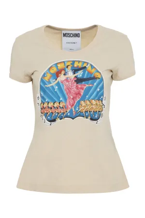 Moschino Printed Crewneck T-Shirt
