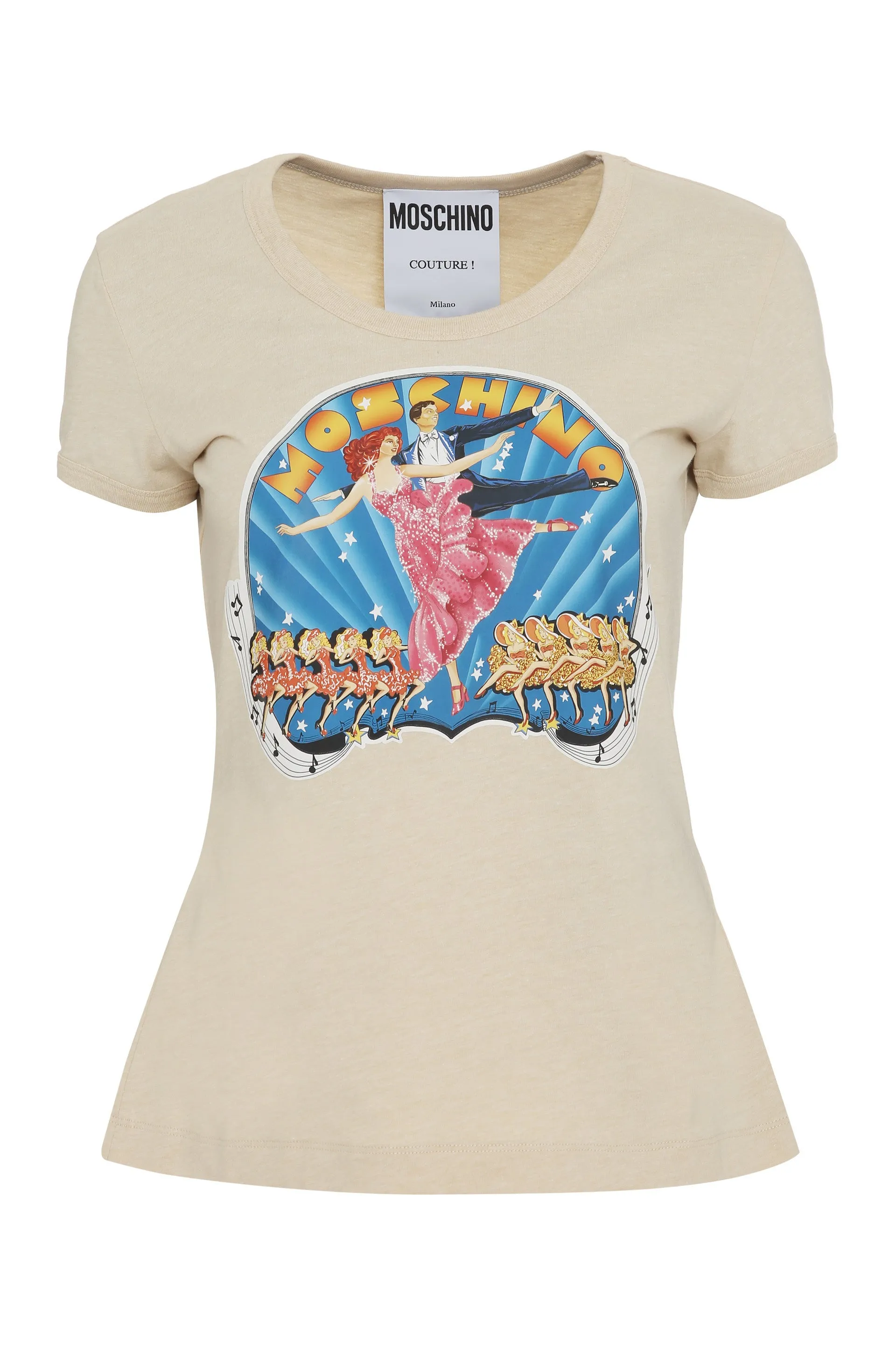 Moschino Printed Crewneck T-Shirt
