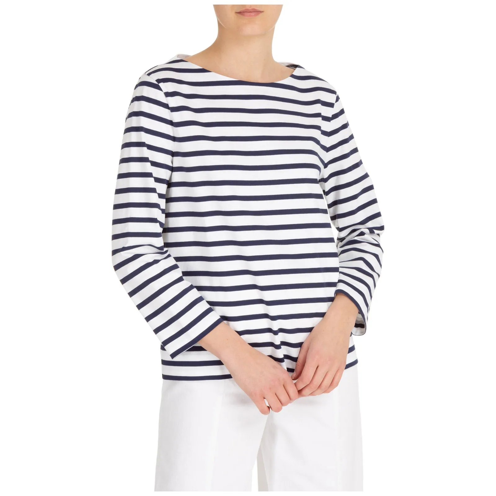 Moschino Striped Crewneck T-Shirt