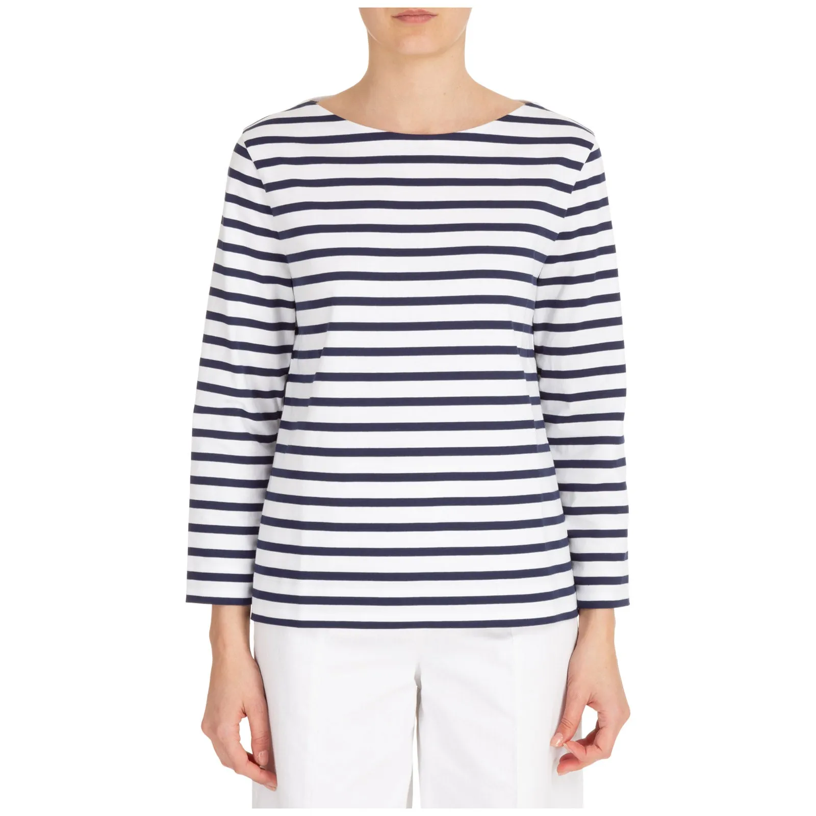 Moschino Striped Crewneck T-Shirt