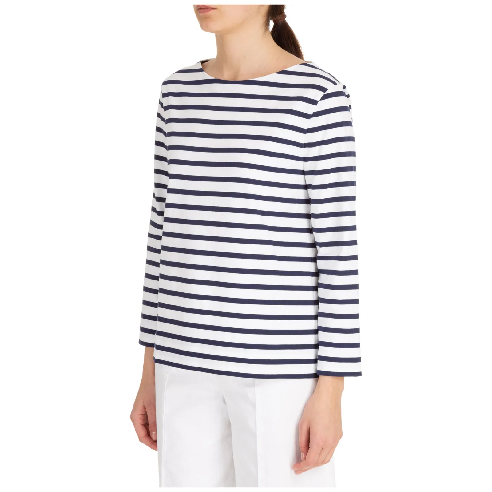 Moschino Striped Crewneck T-Shirt