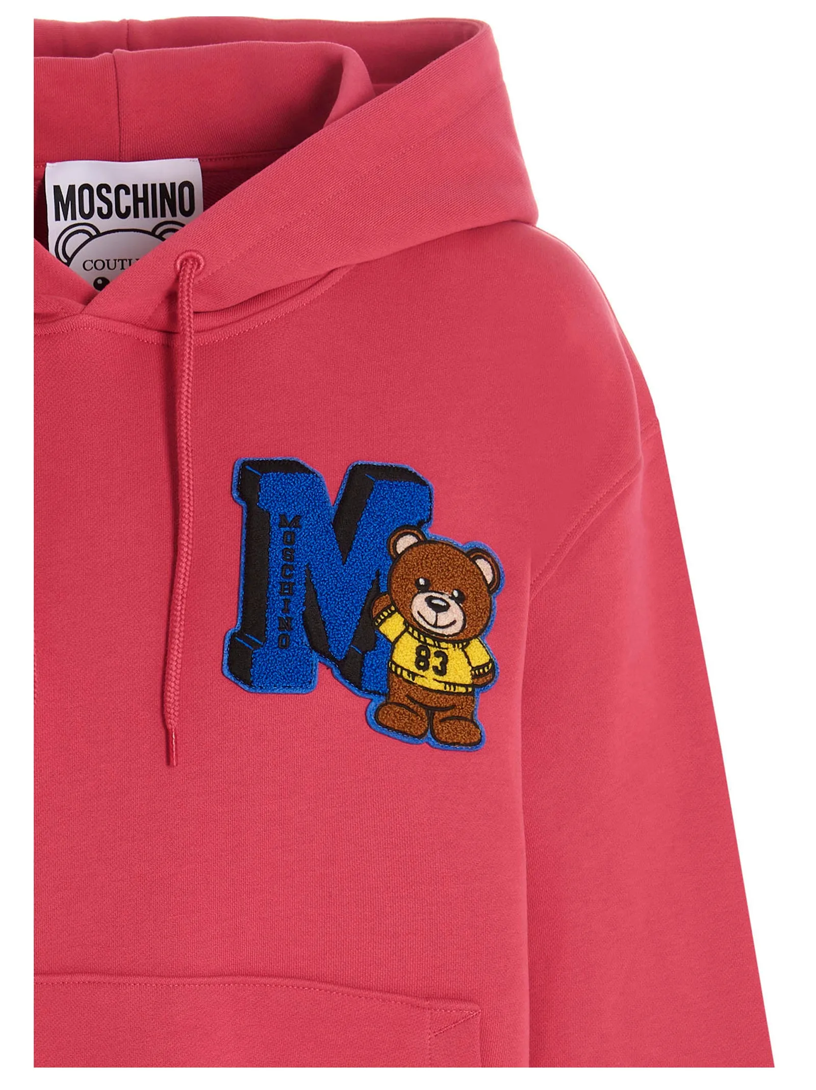 Moschino Teddy Bear Patch Hoodie