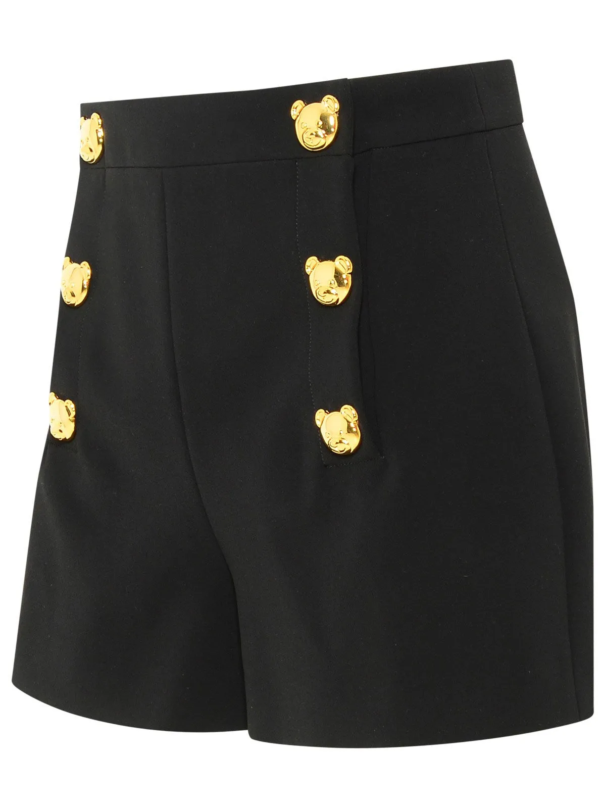 Moschino Teddy-Button Embellished Shorts