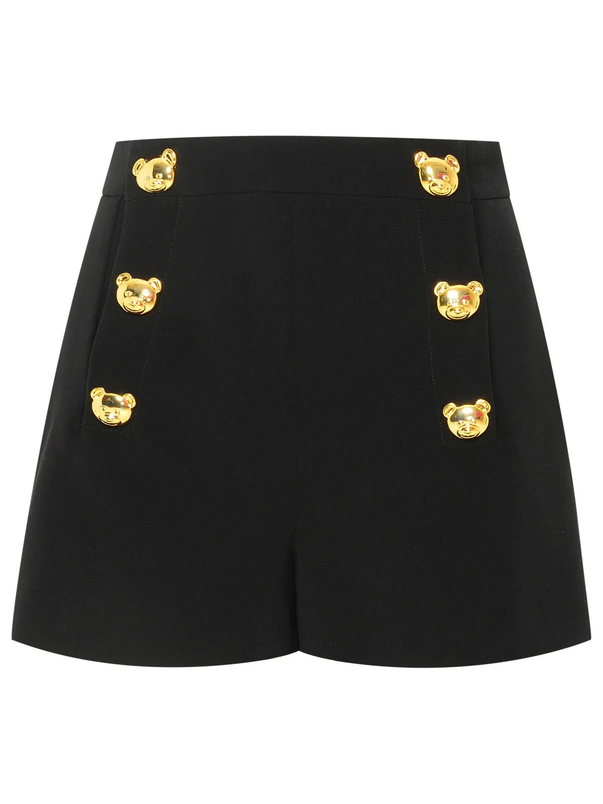 Moschino Teddy-Button Embellished Shorts