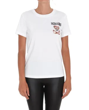 Moschino Teddy Print Crewneck T-Shirt