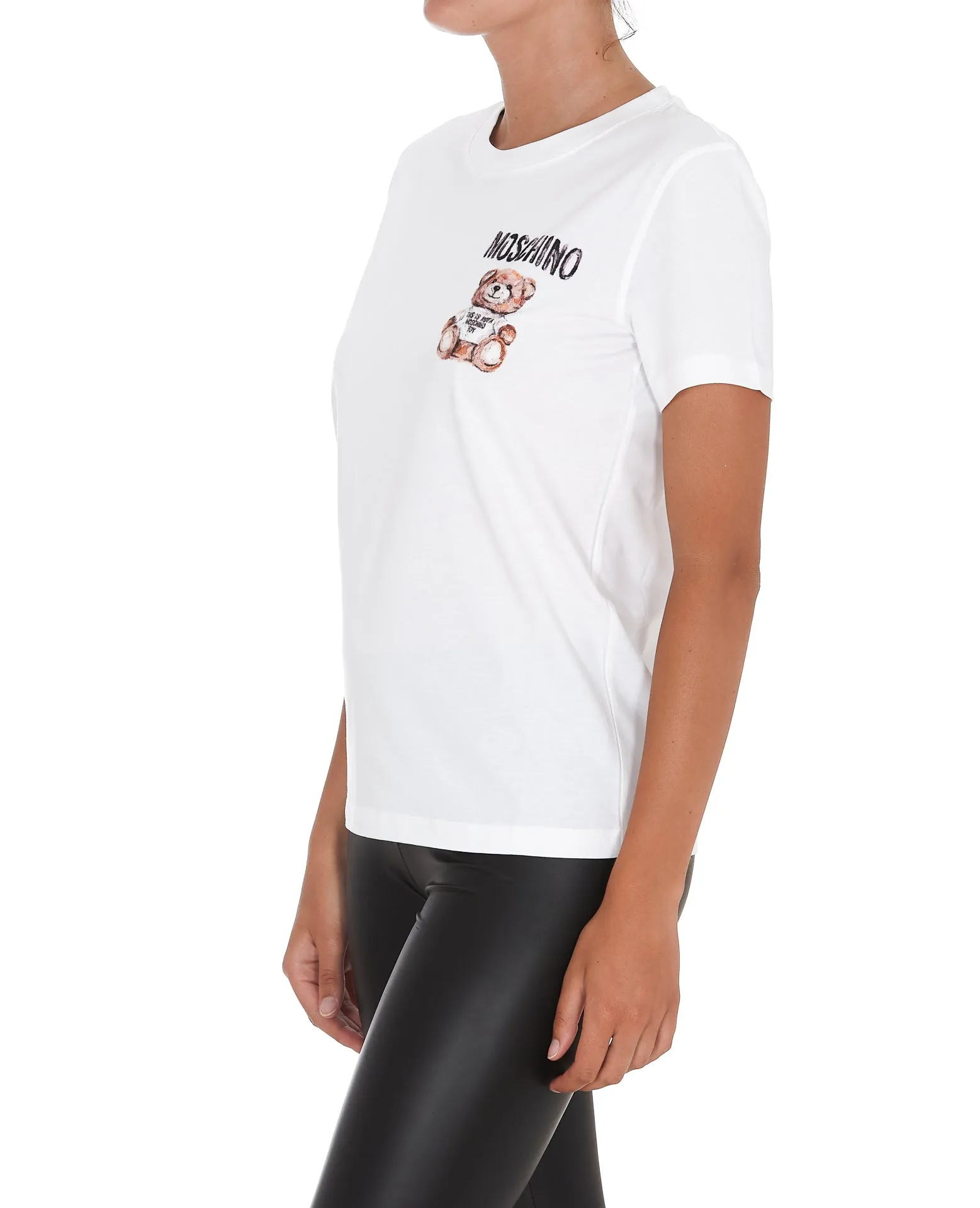 Moschino Teddy Print Crewneck T-Shirt