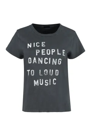 Mother Slogan Print Crewneck T-Shirt