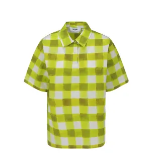 MSGM Checked Short-Sleeved Shirt