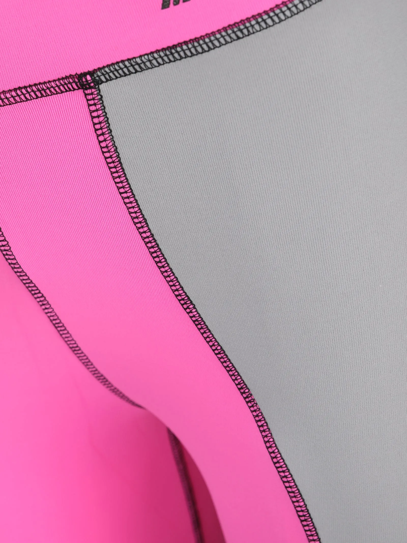 MSGM Colour-Block Biker Shorts