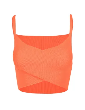 MSGM Crossover Strap Crop Top